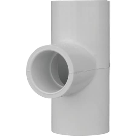 Charlotte Pipe And Foundry 1 In. A x 1 In. B x 3/4 In. C Schedule 40 Pressure Reducing PVC Tee PVC 02400 4450HA